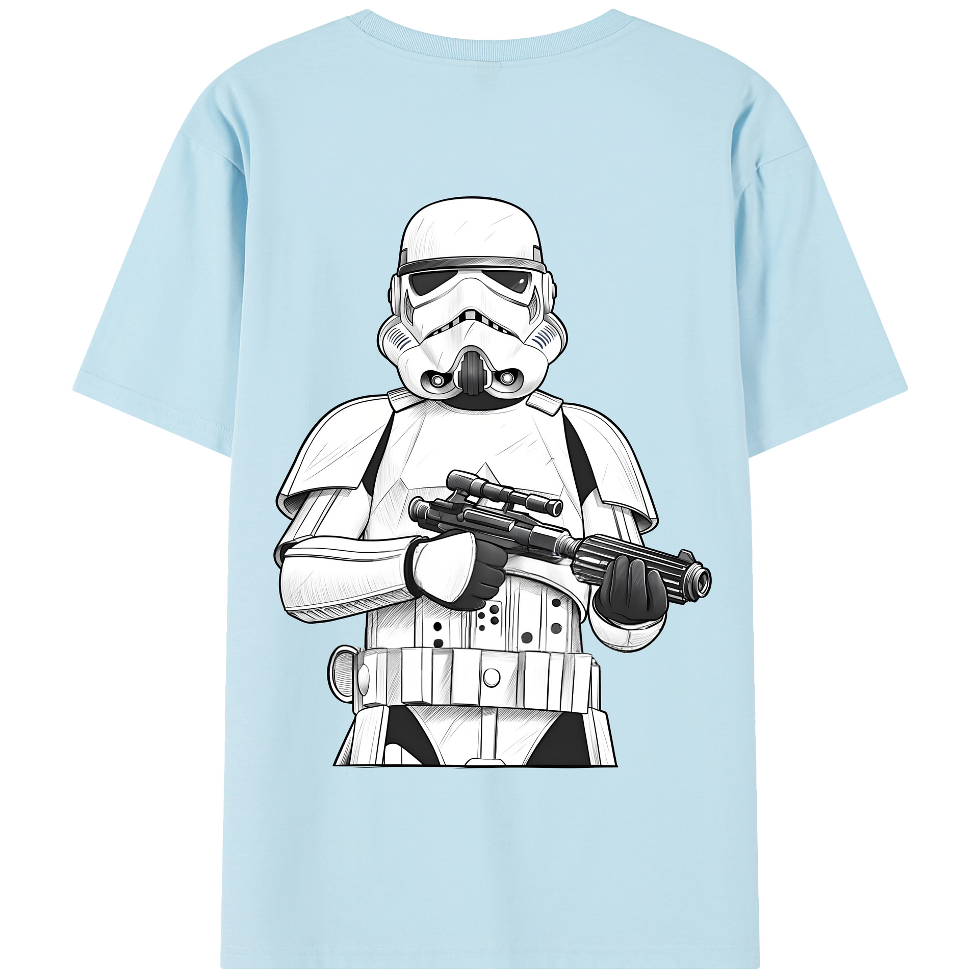 （画像用） スター・ウォーズ Star Wars 綿100％半袖Tシャツ（背面プリント）